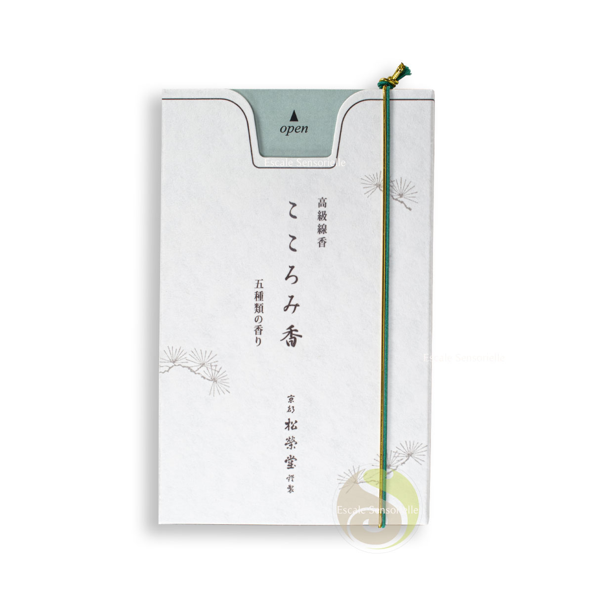 Assortiment d'encens premium Shoyeido de 5 parfums boisés du Japon