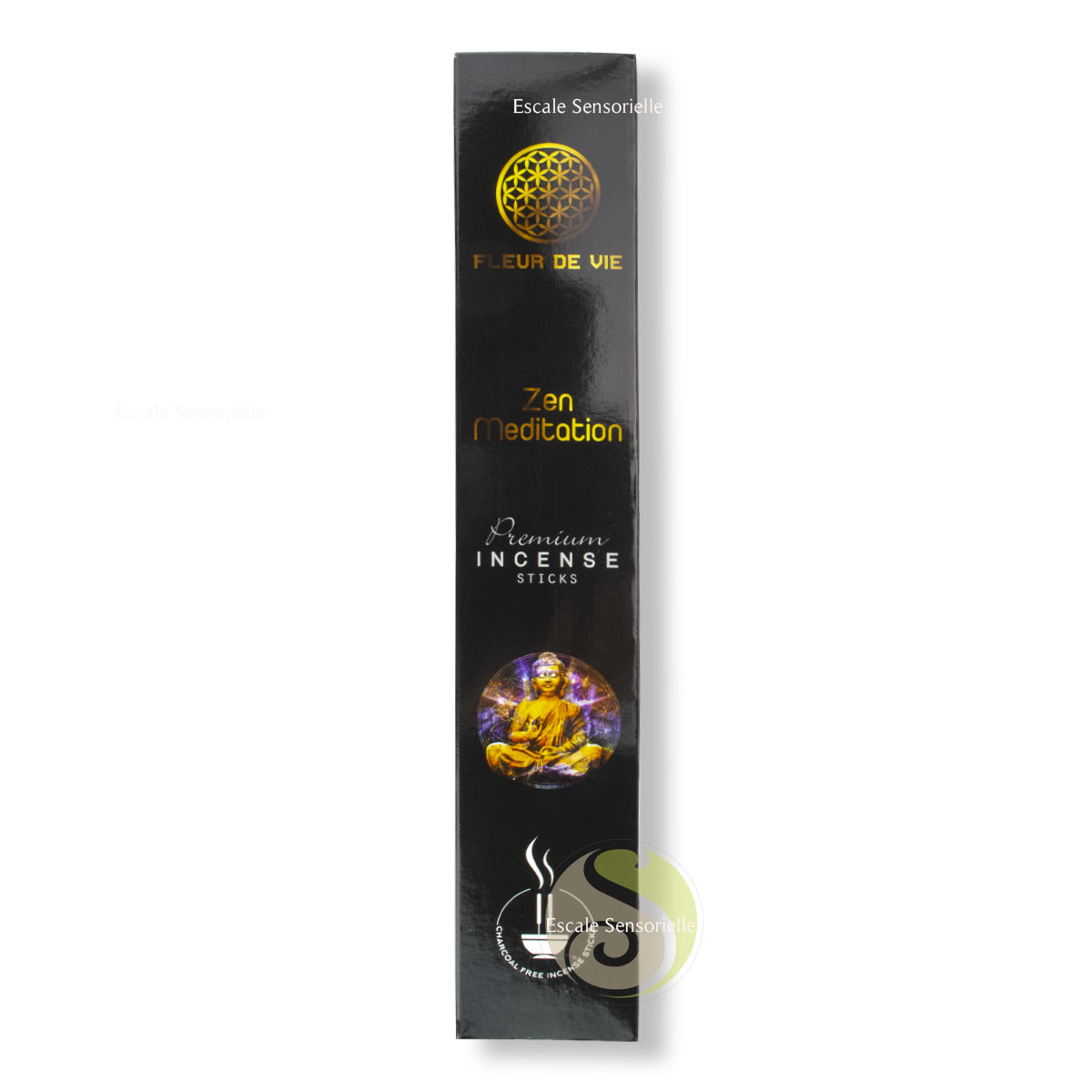 Encens premium zen meditation fleur de vie parfum lavande relaxant, ancrage