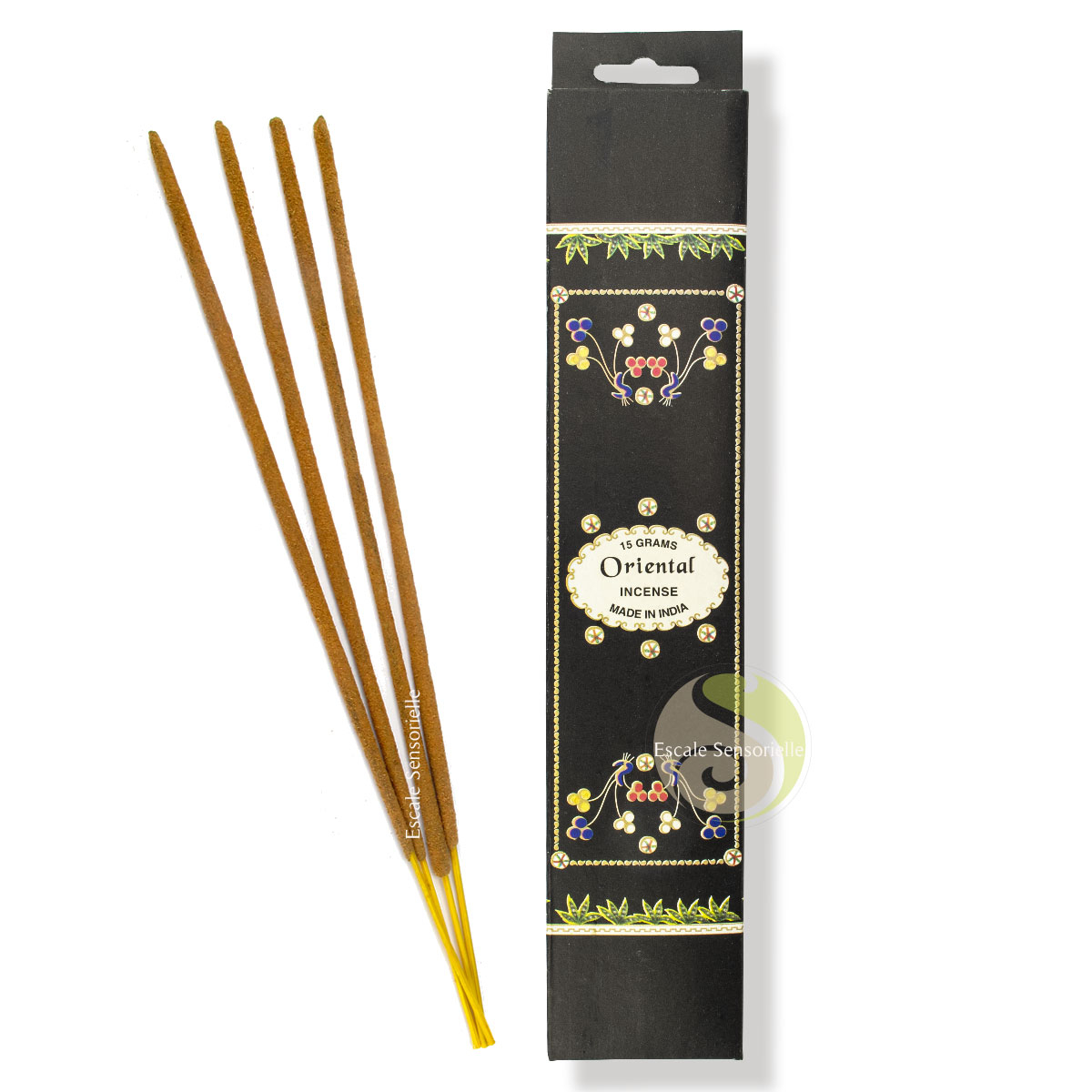 Oriental flora encens naturel indien boite de 15g Fabrication artisanale
