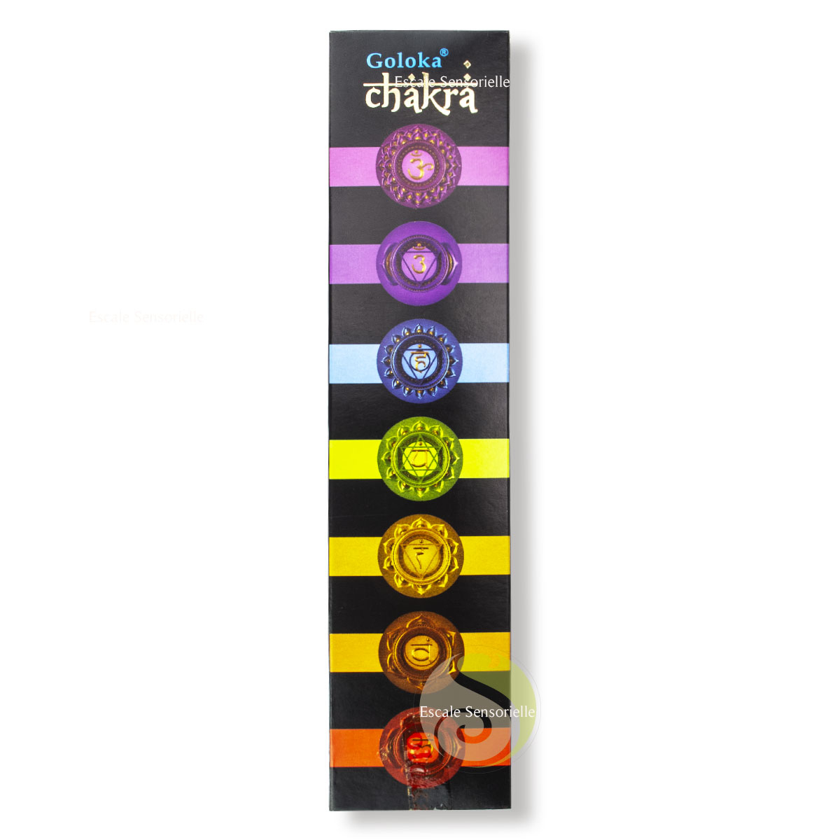 Chakra encens Goloka boite de 15g indien 100% naturel