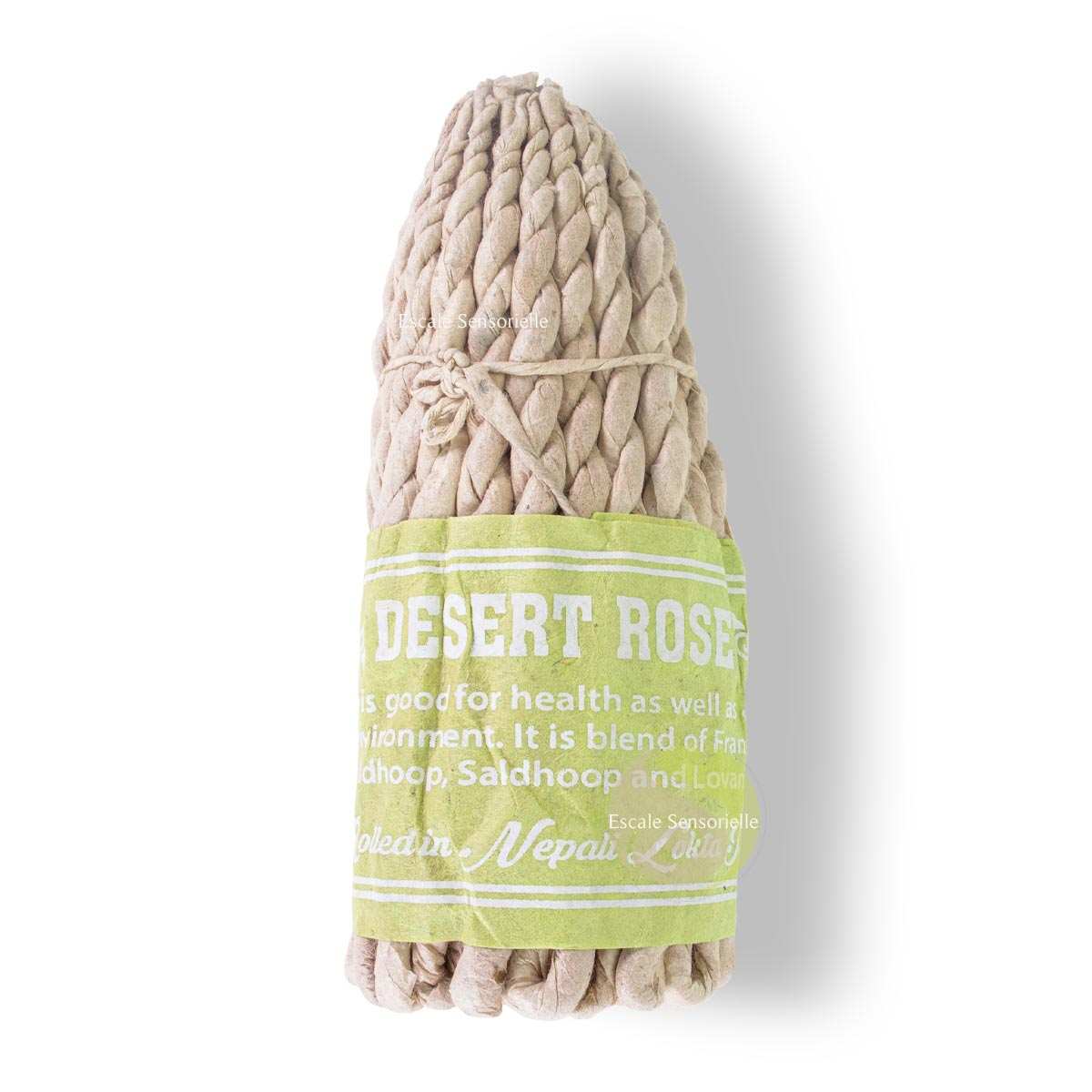 Tresse népalaise desert rose (rose du désert) encens cordelette médecine tibétaine