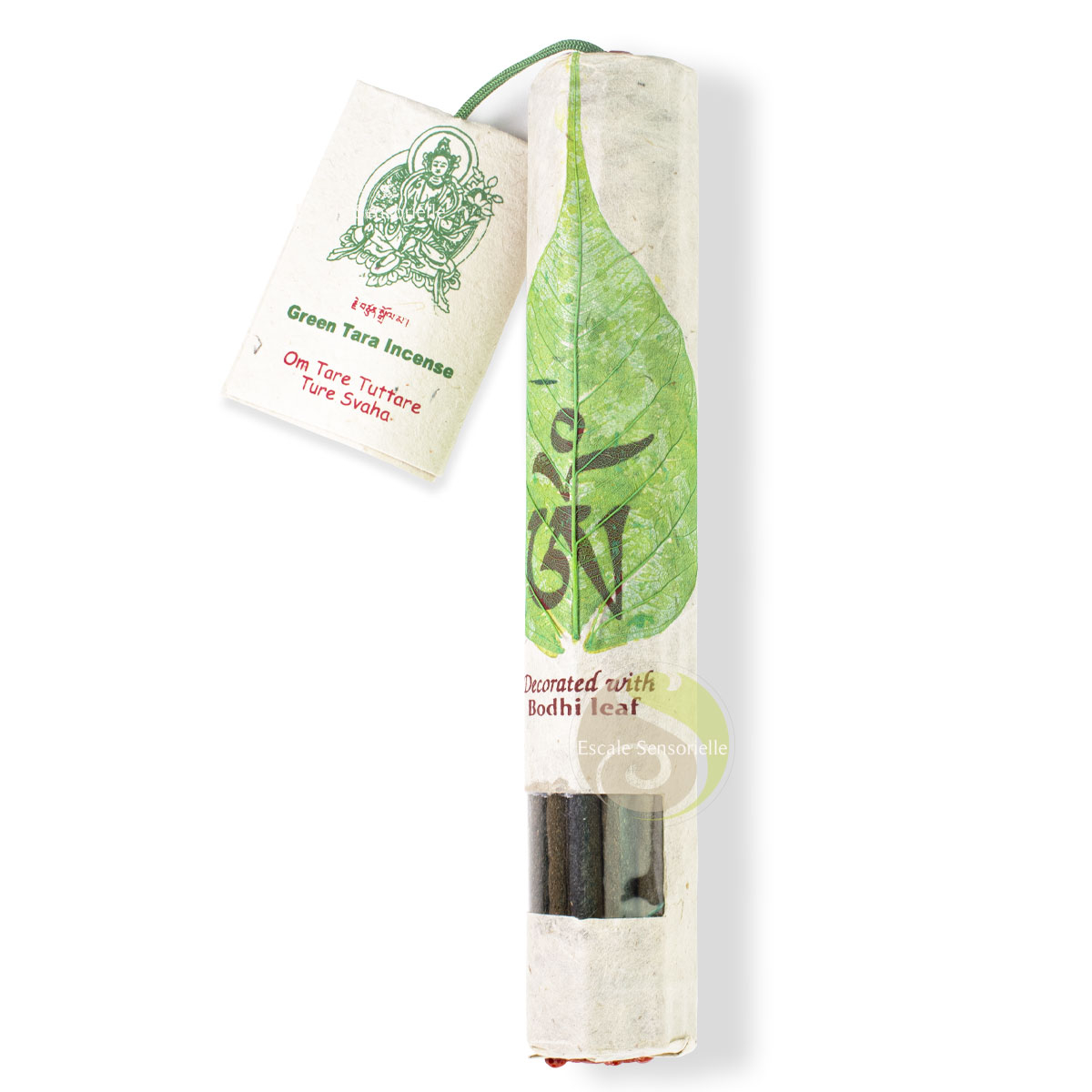 Green tara encens bodhileaf tibétain bois de santal et mélanges d'herbes médicinales