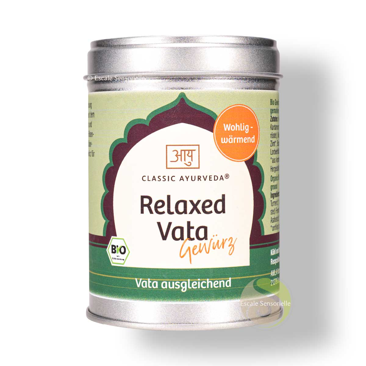 Relaxed vata mélange d'épices ayurvédique pour recettes indiennes