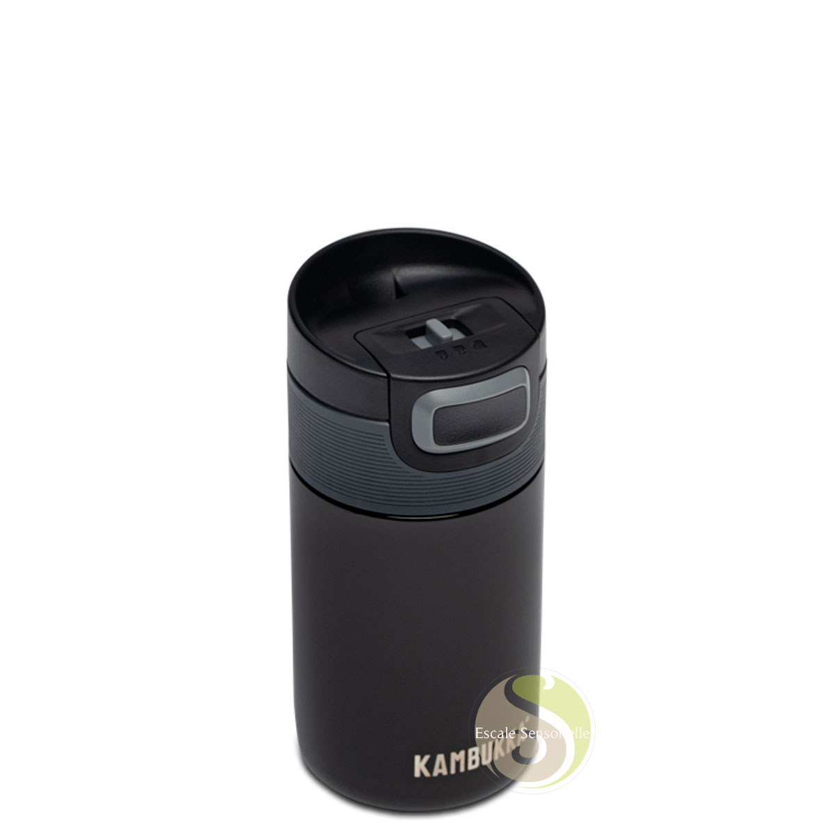 Pitch black mug thermos 300ml café ou thé chaud ou froid Kambukka etna