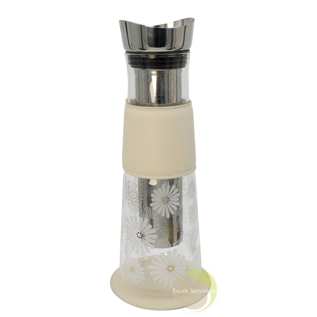 Carafe filtrante à thé café Amami verre borosilicate