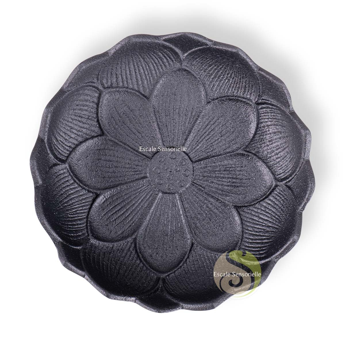 Support lotus Iwachu en fonte japonaise pour encens de qualité Shoyeido