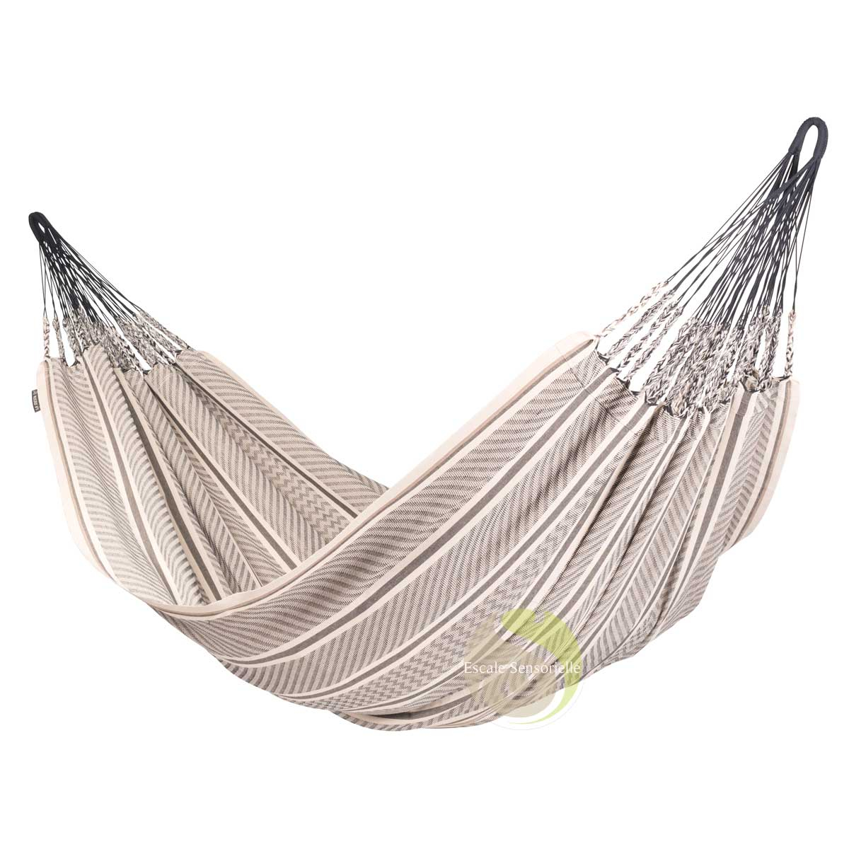 Hamac 3 places familial flora zebra La Siesta