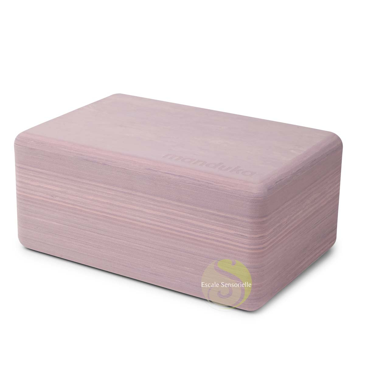 Brique de yoga foam cherry blossom marbré Manduka léger et solide
