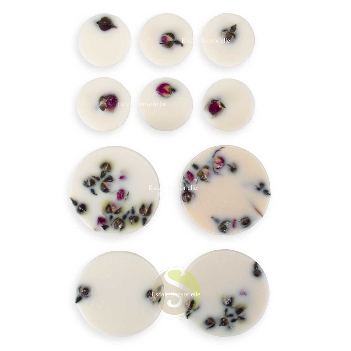 Fondants parfumées rose coffret 100% végétales