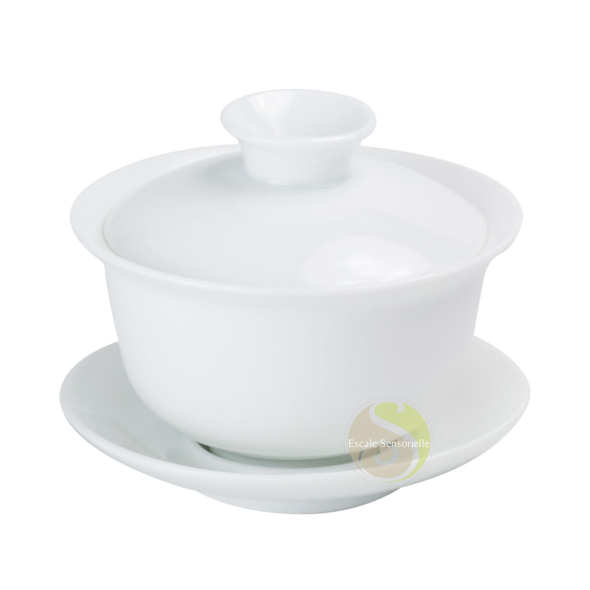 gaiwan porcelaine blanche dégustation thé zhong multiples infusions