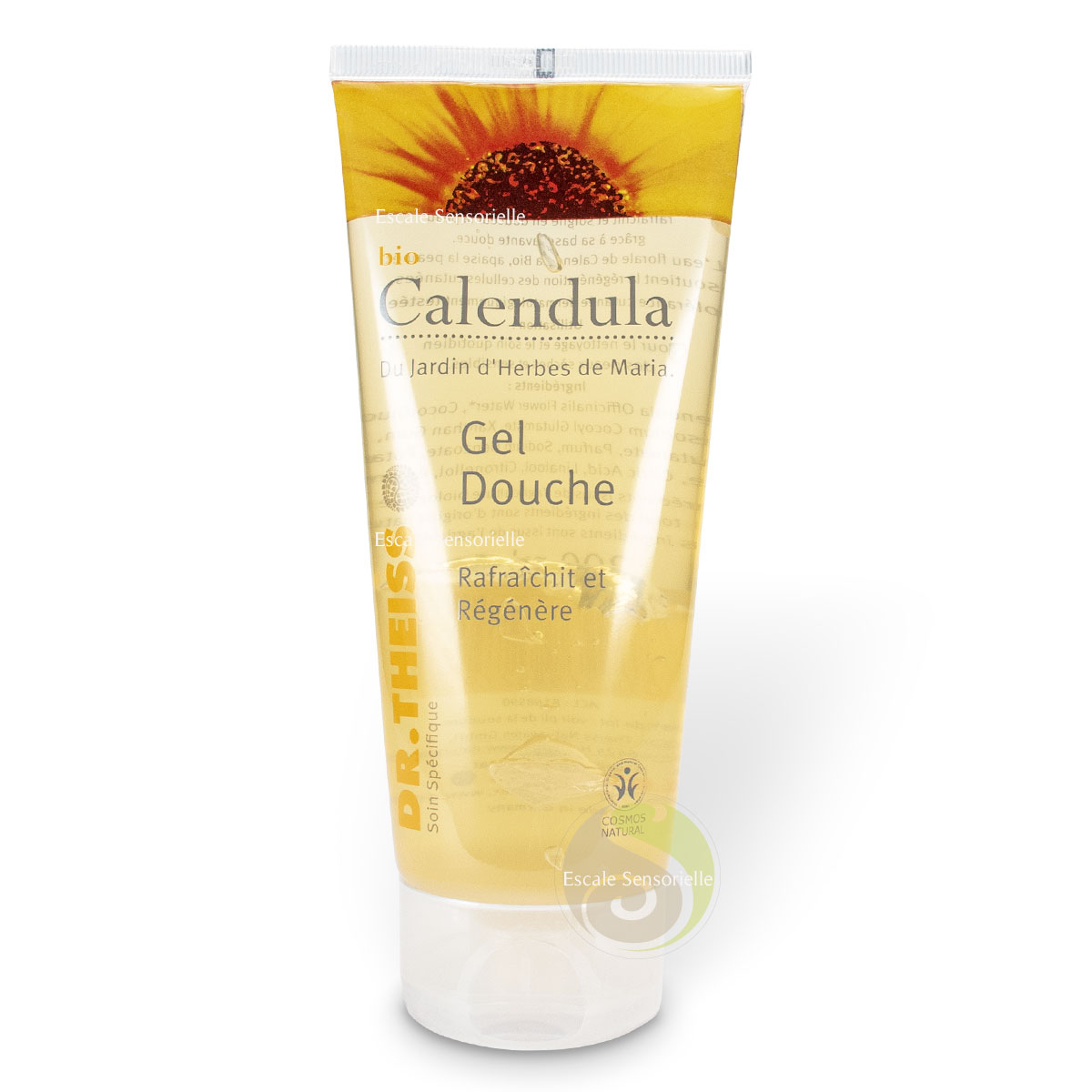 Gel douche bio calendula 200ml Dr Theiss rafraîchissant et apaisant les peaux sensibles