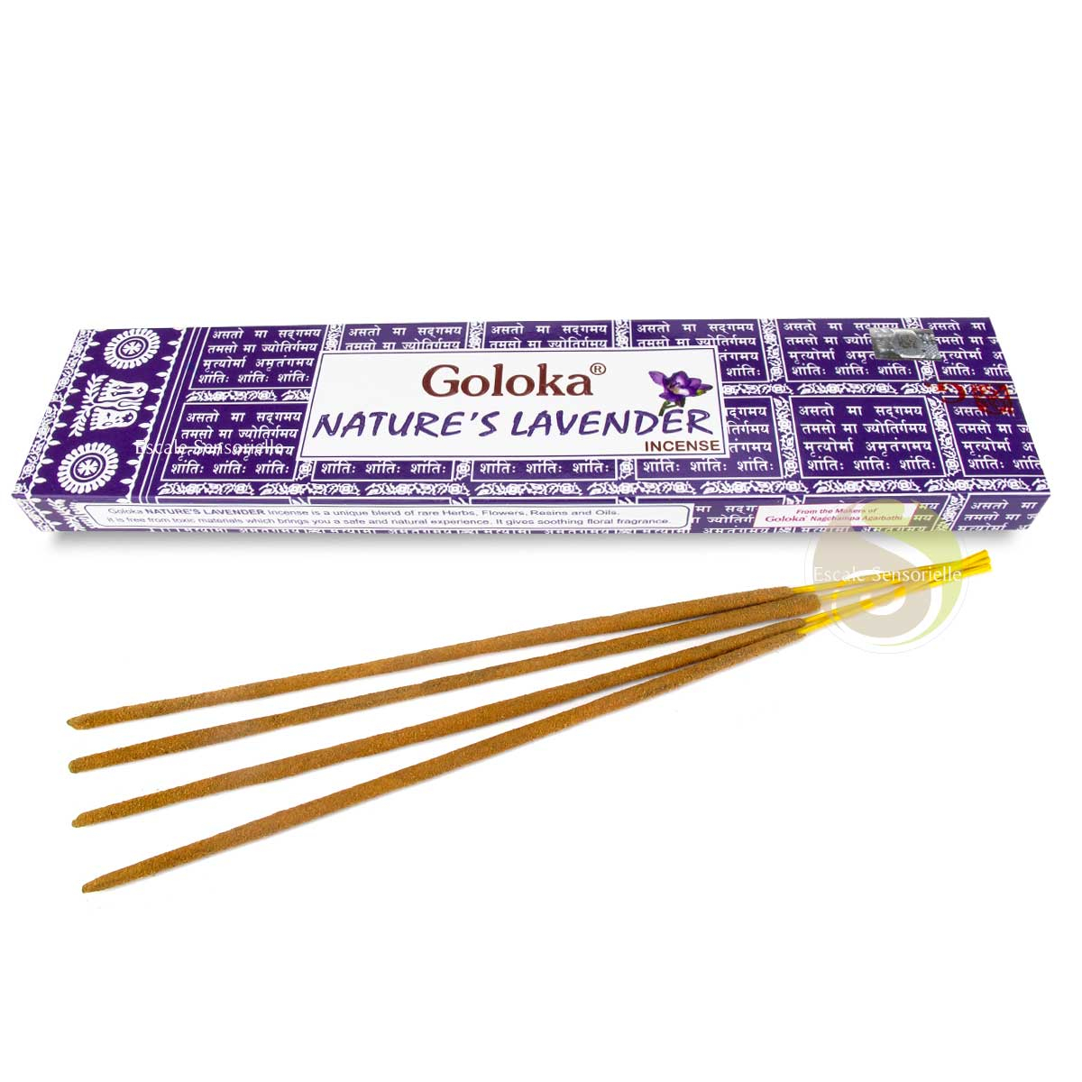 Encens nature's lavender Goloka 15g naturel éthique activités caritatives