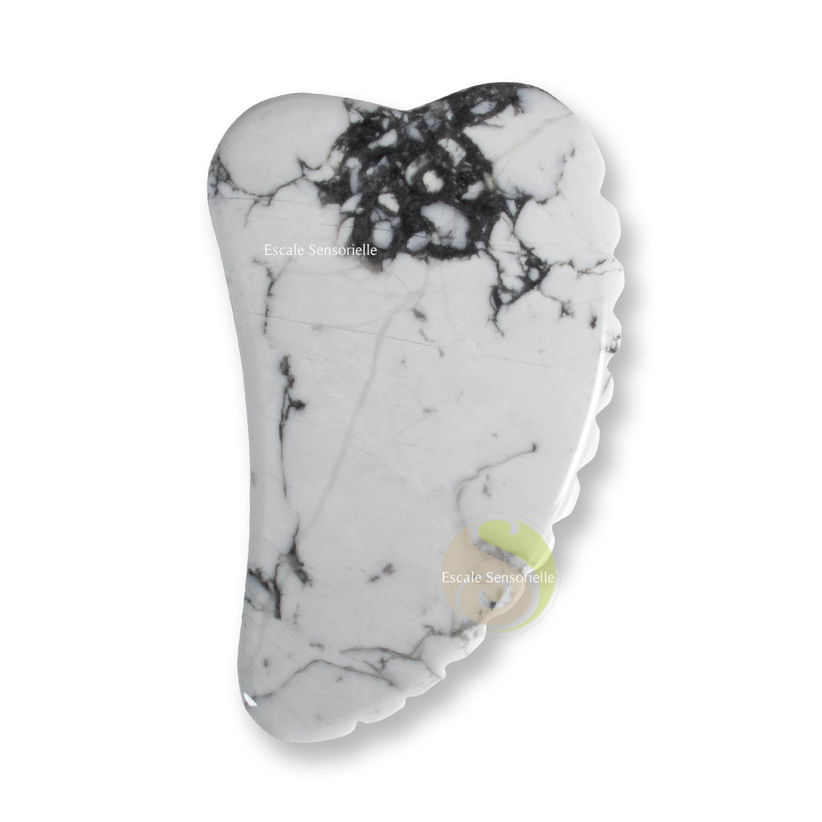 Gua sha cranté magnésite drainage sanguin visage