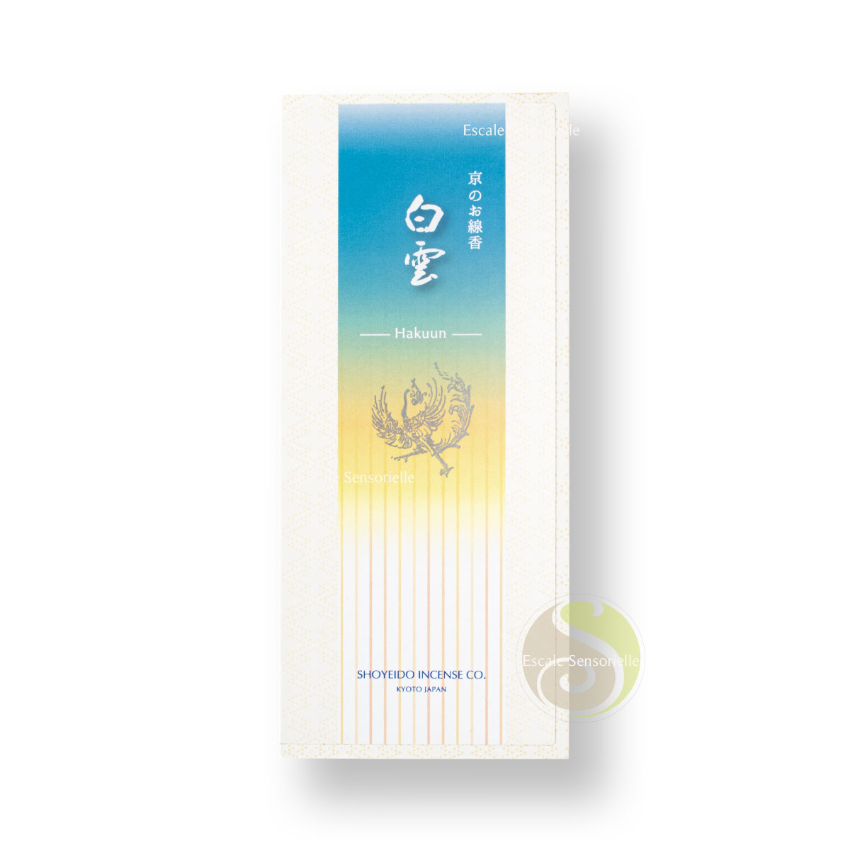 Hakuun white cloud Shoyeido encens épicé coffret de 170 bâtonnets