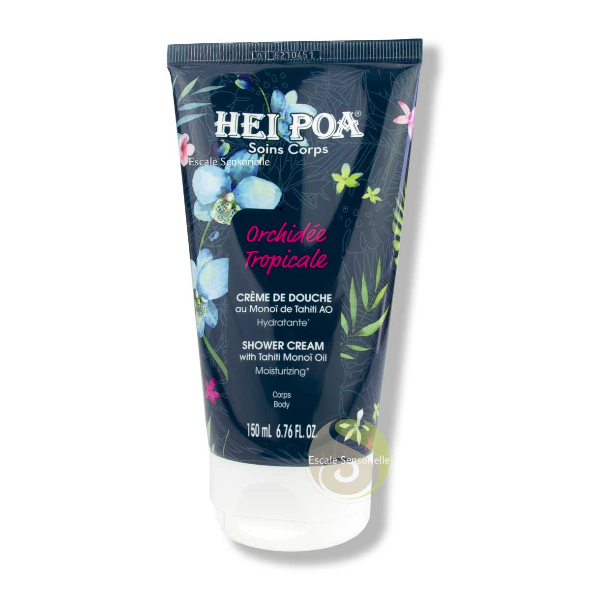 Crème de douche orchidée tropicale Hei Poa monoï de Tahiti AO