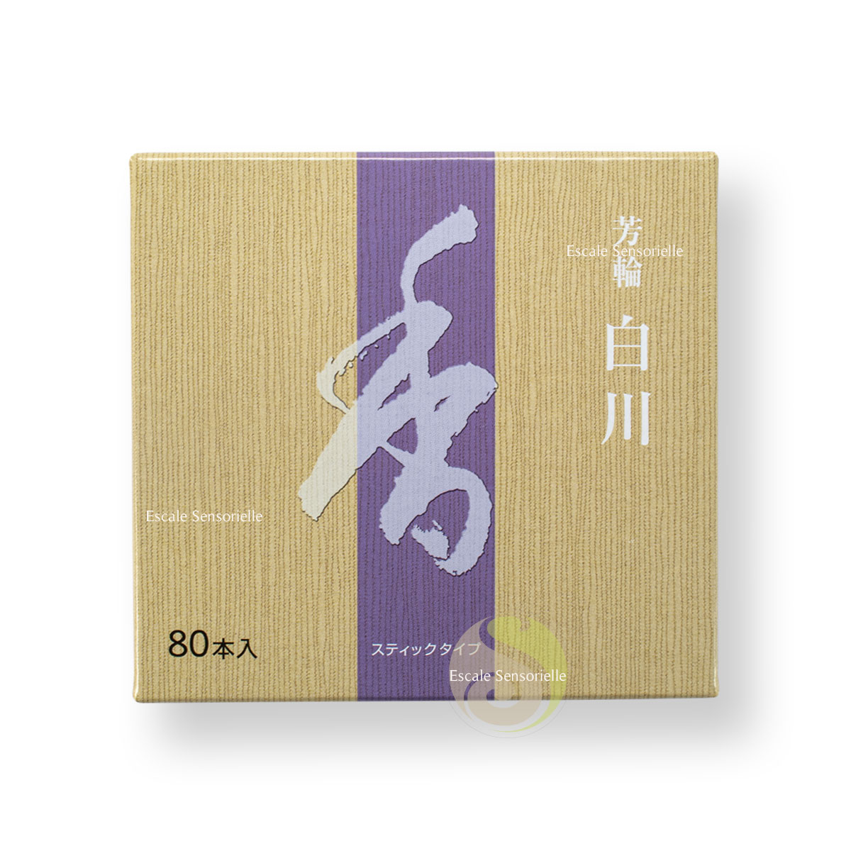 Boite 80 bâtonnets horin Shirakawa white river Shoyeido