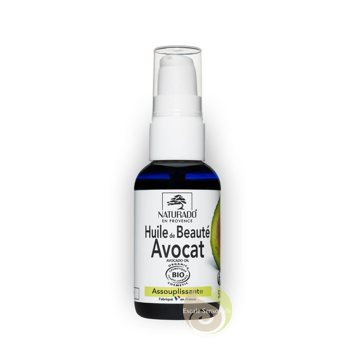 Huile naturelle végétale d'avocat bio Naturado vertus utilisation et bienfaits cosmétiques