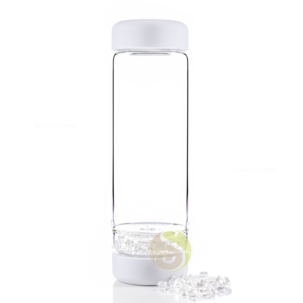 Bouteille Inu! nomade VitaJuwel nuageen verre