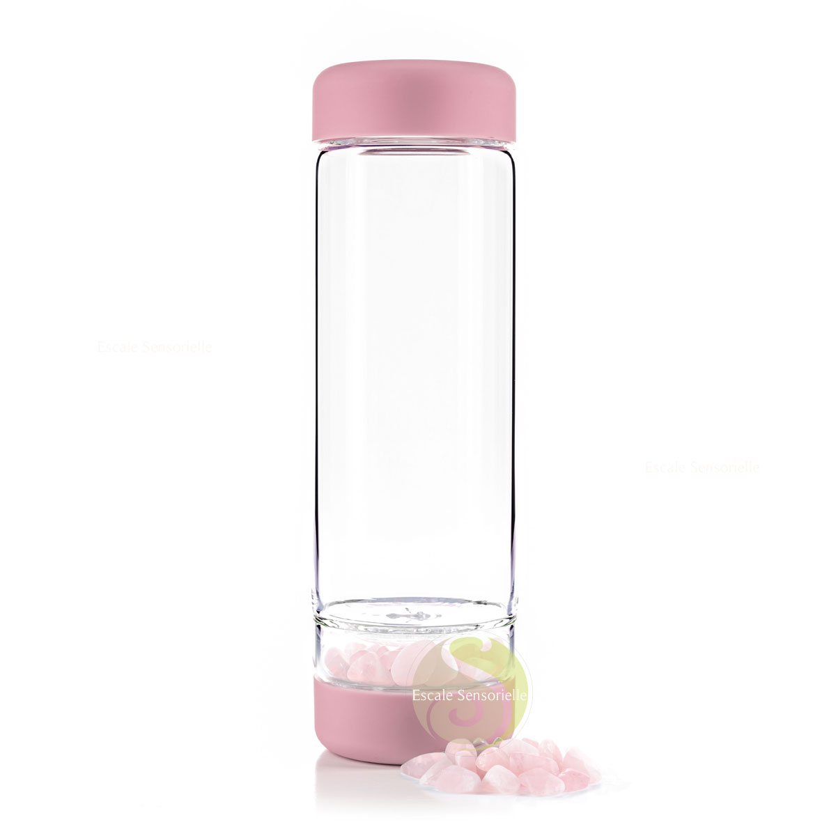 Inu! quartz rose Vitajuwel bouteille énergisante fleur de vie