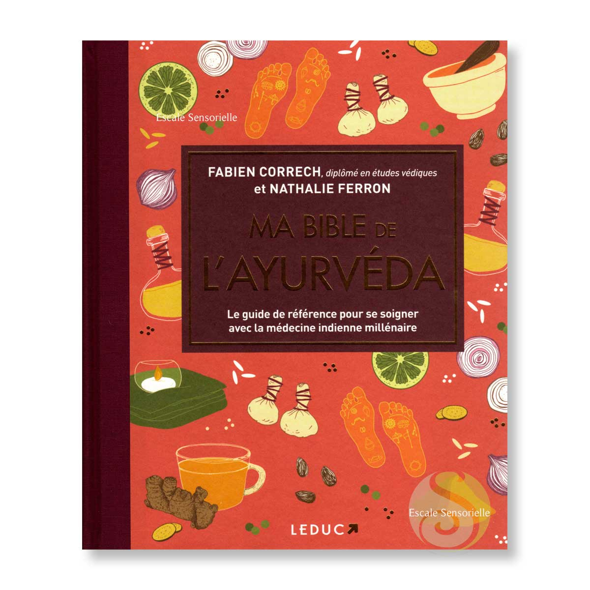 Ma bible de l'ayurveda édition luxe Fabien Correch et Nathalie Ferron