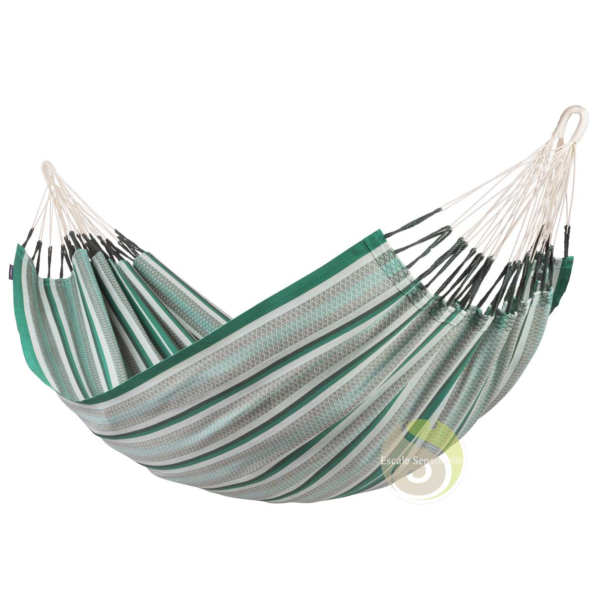 Hamac double coton bio modesta agave La Siesta certifié GOTS