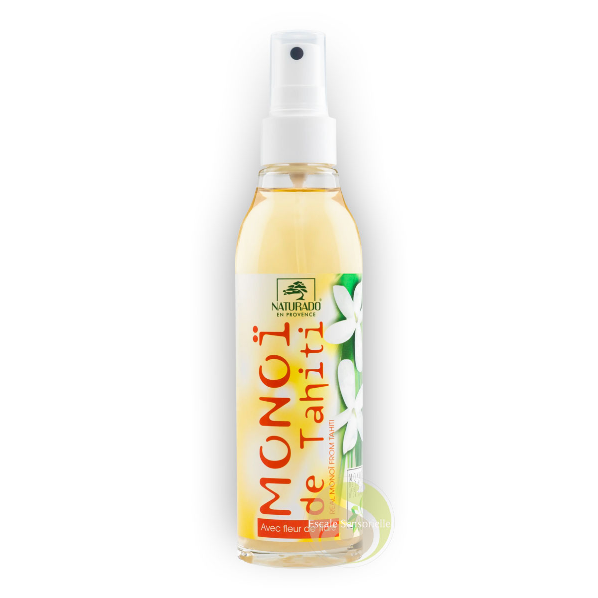 Monoï de Tahiti AO avec fleur de tiaré Naturado