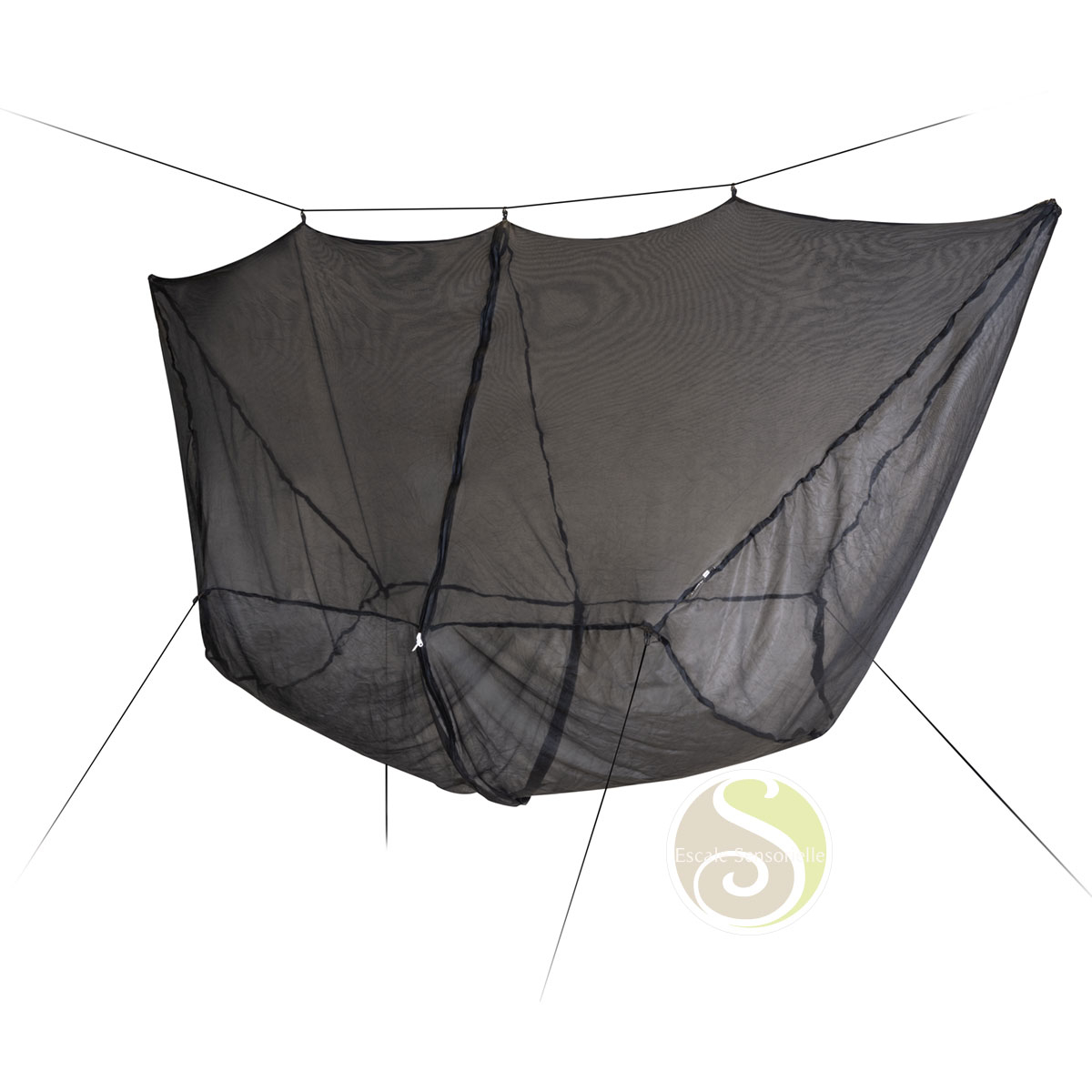 Moustiquaire hamac La Siesta BugNet black 360° protection hamac voyage