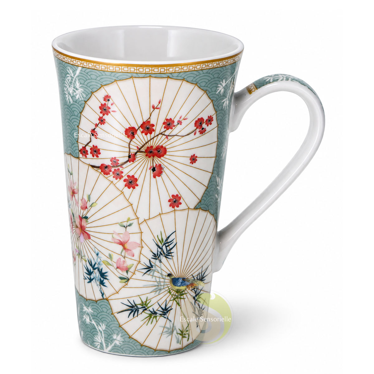 Grand mug XXL oriental dreams de 600ml en céramique fine