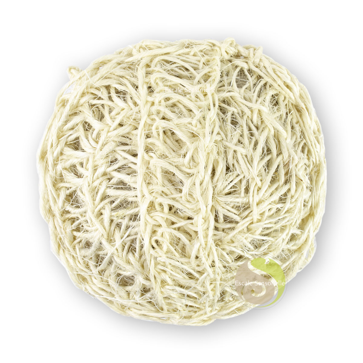 Pelote sisal naturelle exfoliant et gommage doux Karawan Authentic 