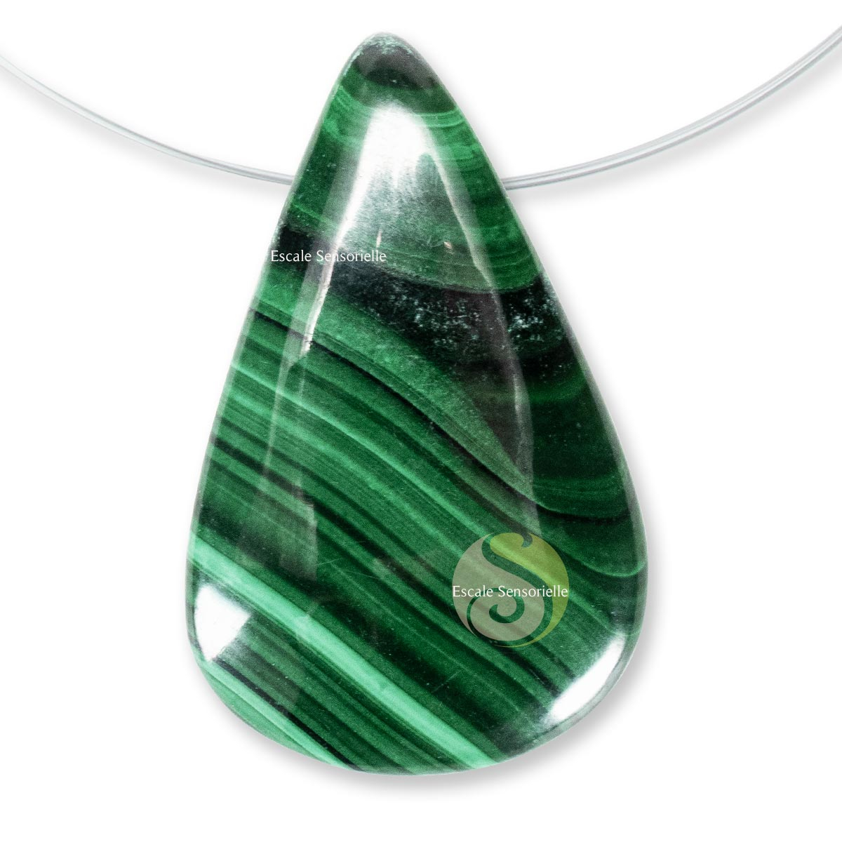 Collection malachite pierre minérale verte pièce unique