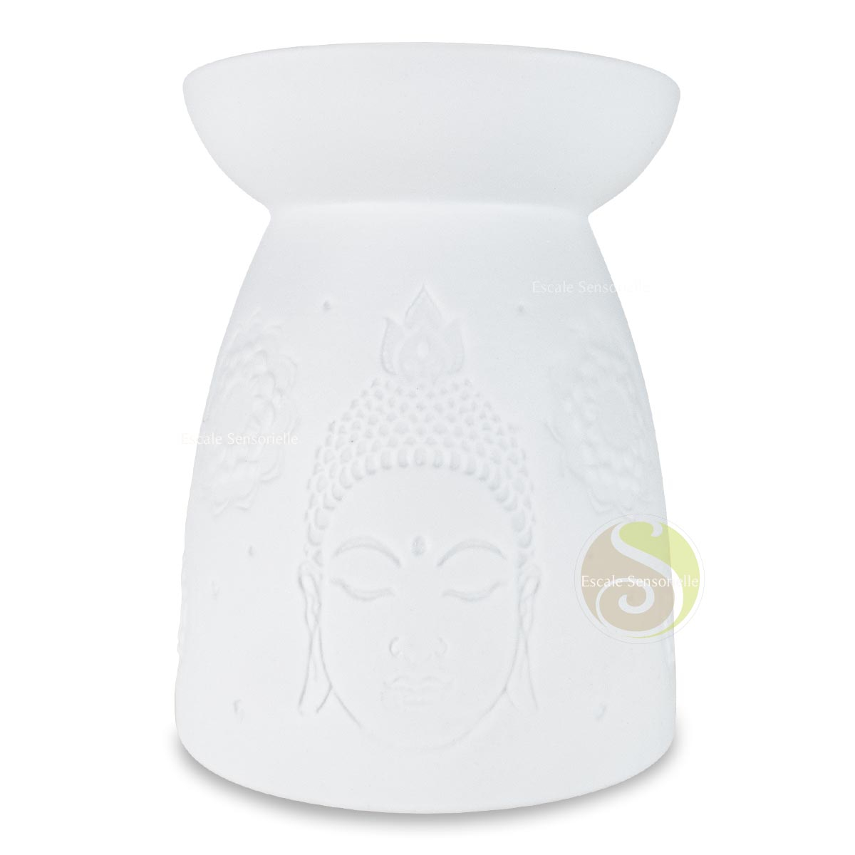 Brûle-parfum Bouddha en céramique pour cires parfumées