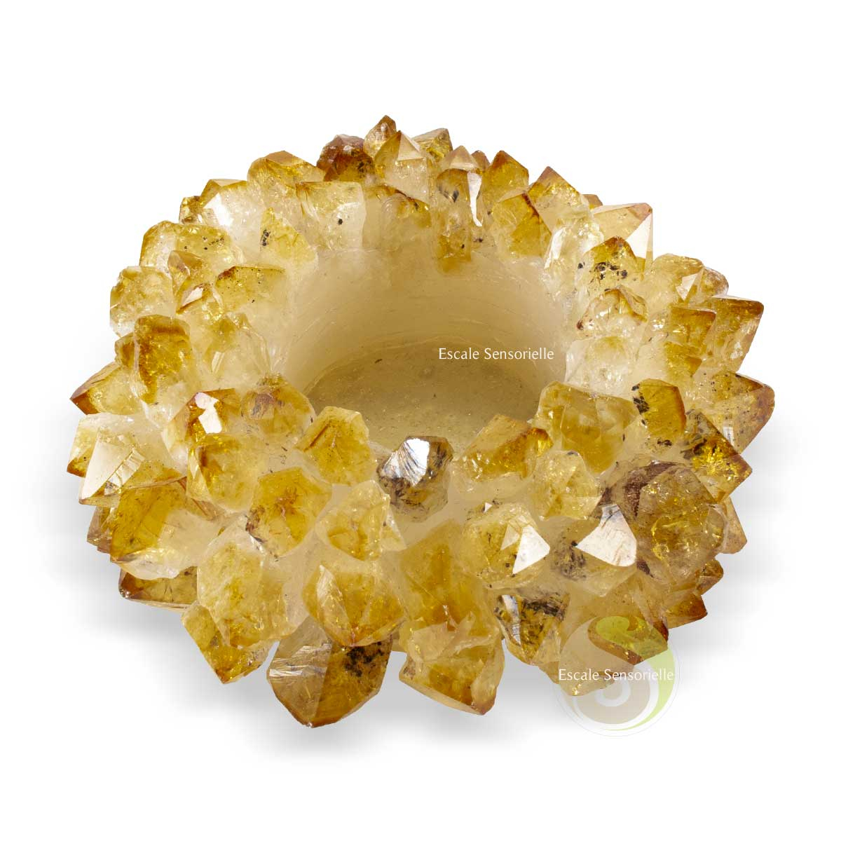 Photophore citrine cristaux minéraux bienfaits vertus 