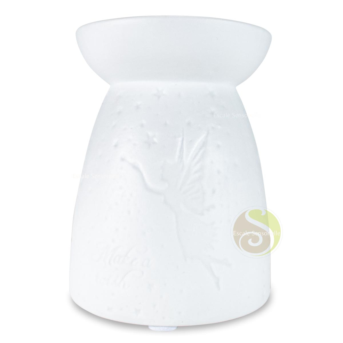 Diffuseur cire parfumée céramique fée photophore bougie chauffe plats