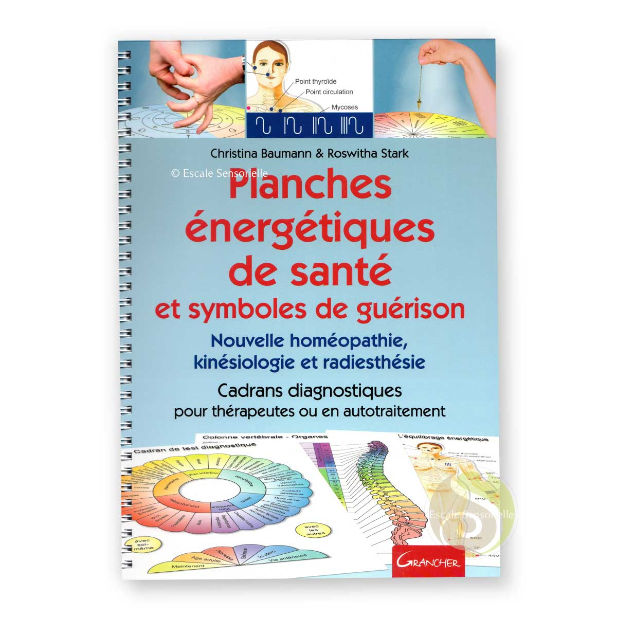 Planches énergétiques de santé et symbole de guérison Baumman et Stark