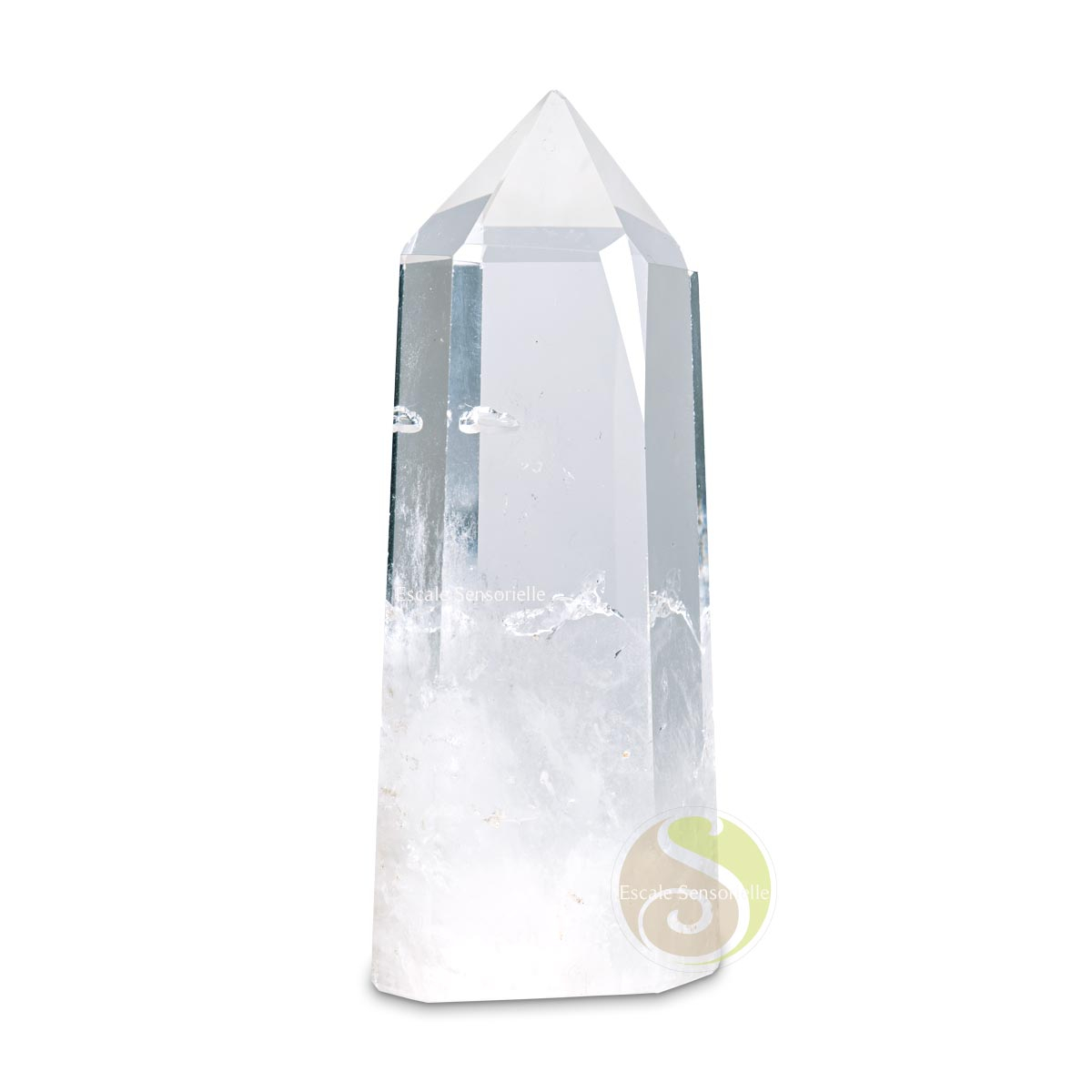 Cristal roche acupuncture vertus bienfaits pierre naturelle polie