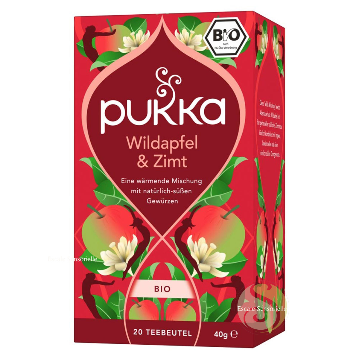 Tisane pomme sauvage et cannelle bio ayurvédique Pukka Herbs