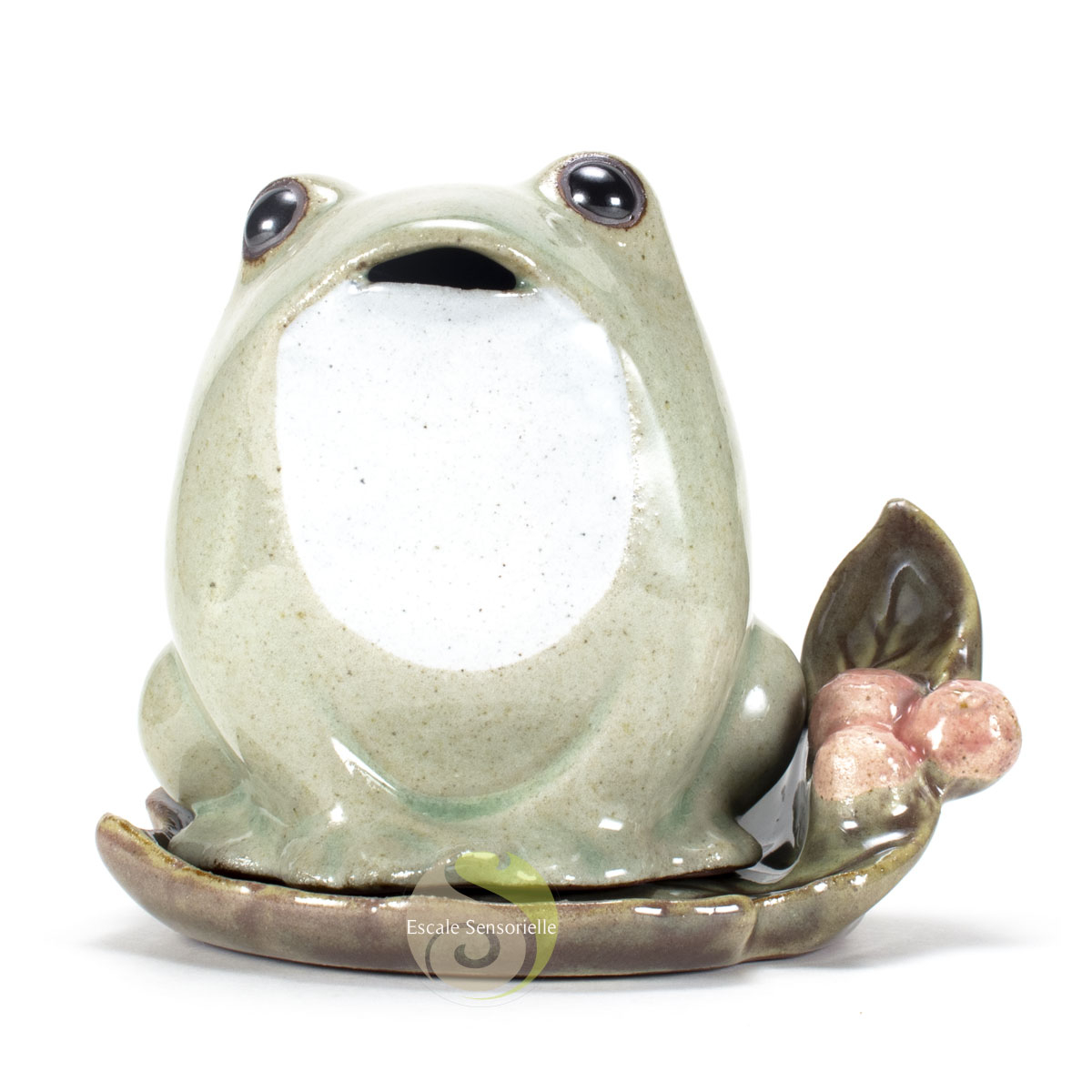 Brûle encens japonais grenouille céramique japonaise