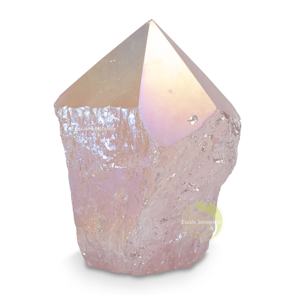 Quartz rose aura de 155g apporte réconfort et bien-être