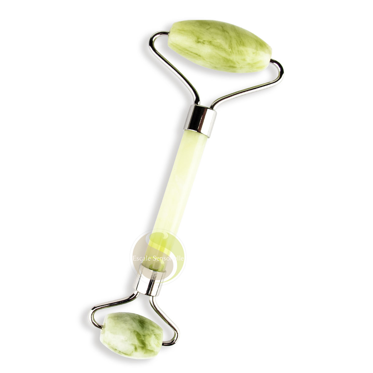 Bâton chi massage roller serpentine jade pierre minérale naturelle