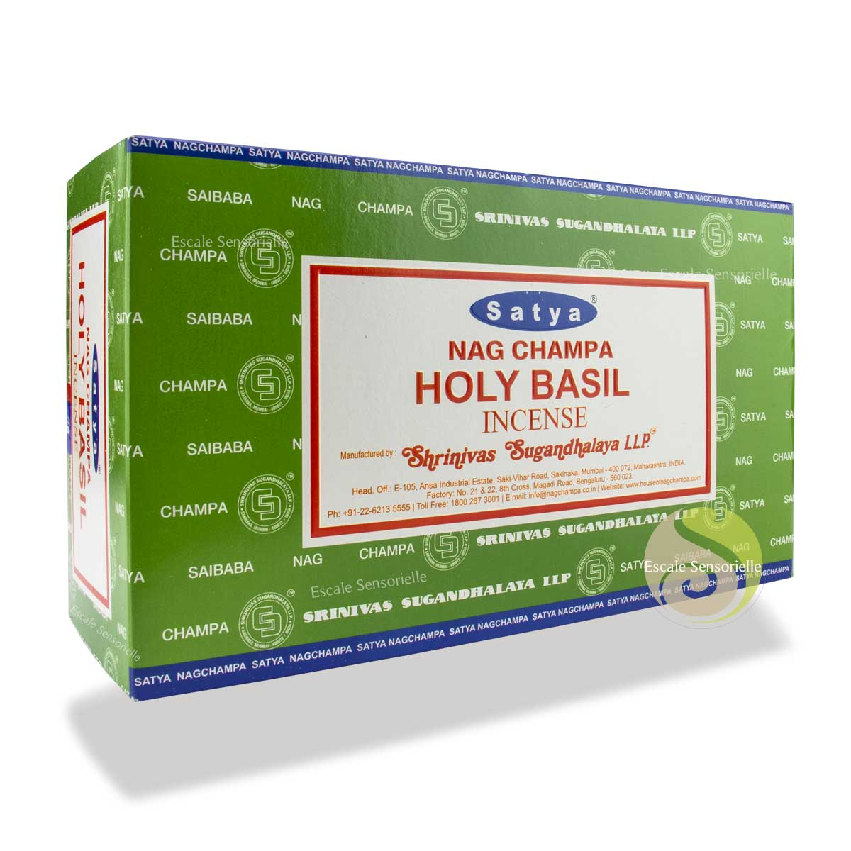 Holy basil Satya encens naturel indien parfum d'herbes et d'épices