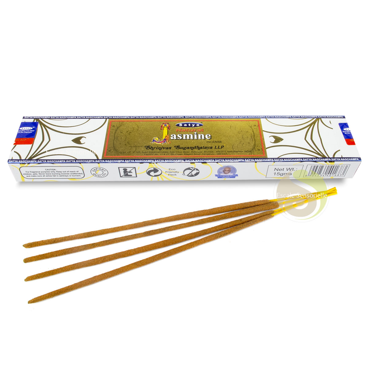 Encens natural jasmine Satya indien naturel parfum exaltant rafraîchissant