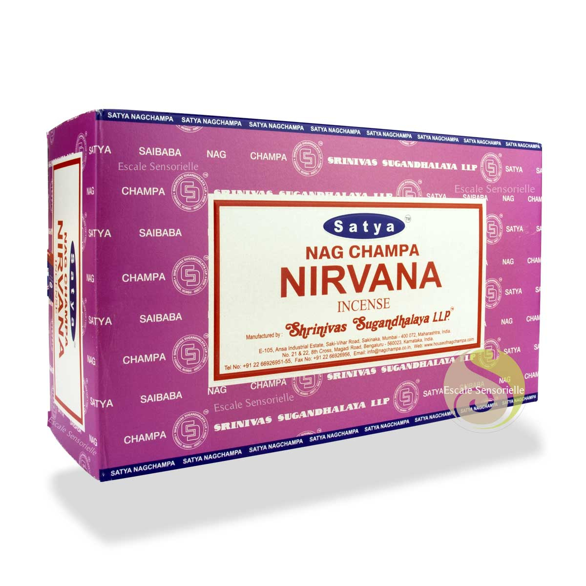 Nirvana Satya encens naturel indien parfum bois de santal résine
