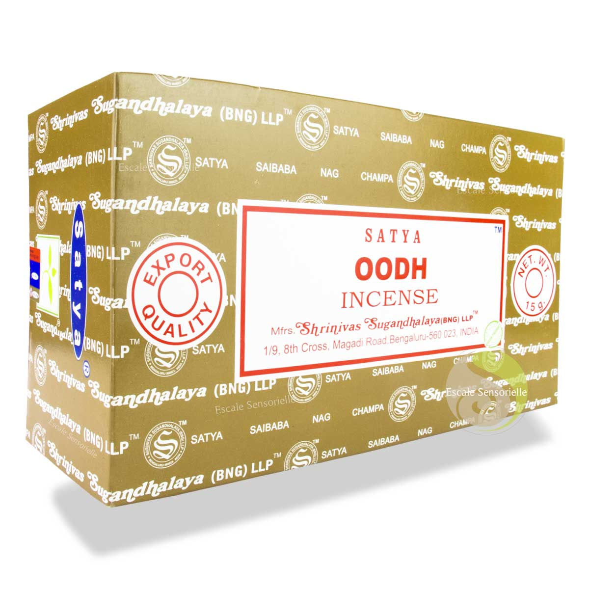 Oodh oudh Satya encens indien bois de santal parfum boisé