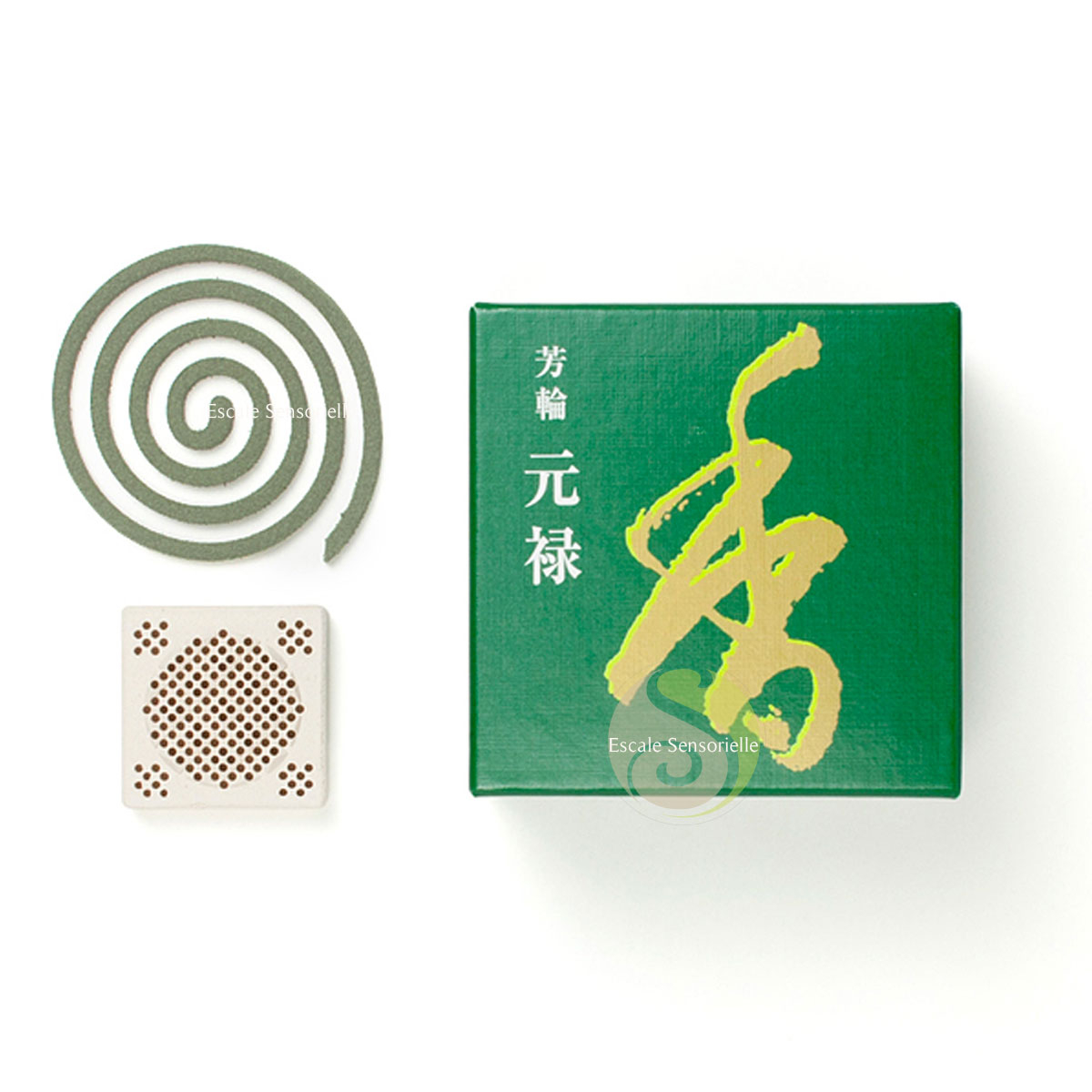Spirale d'encens Horin Genroku Returning spirit Shoyeido fabrication japonaise