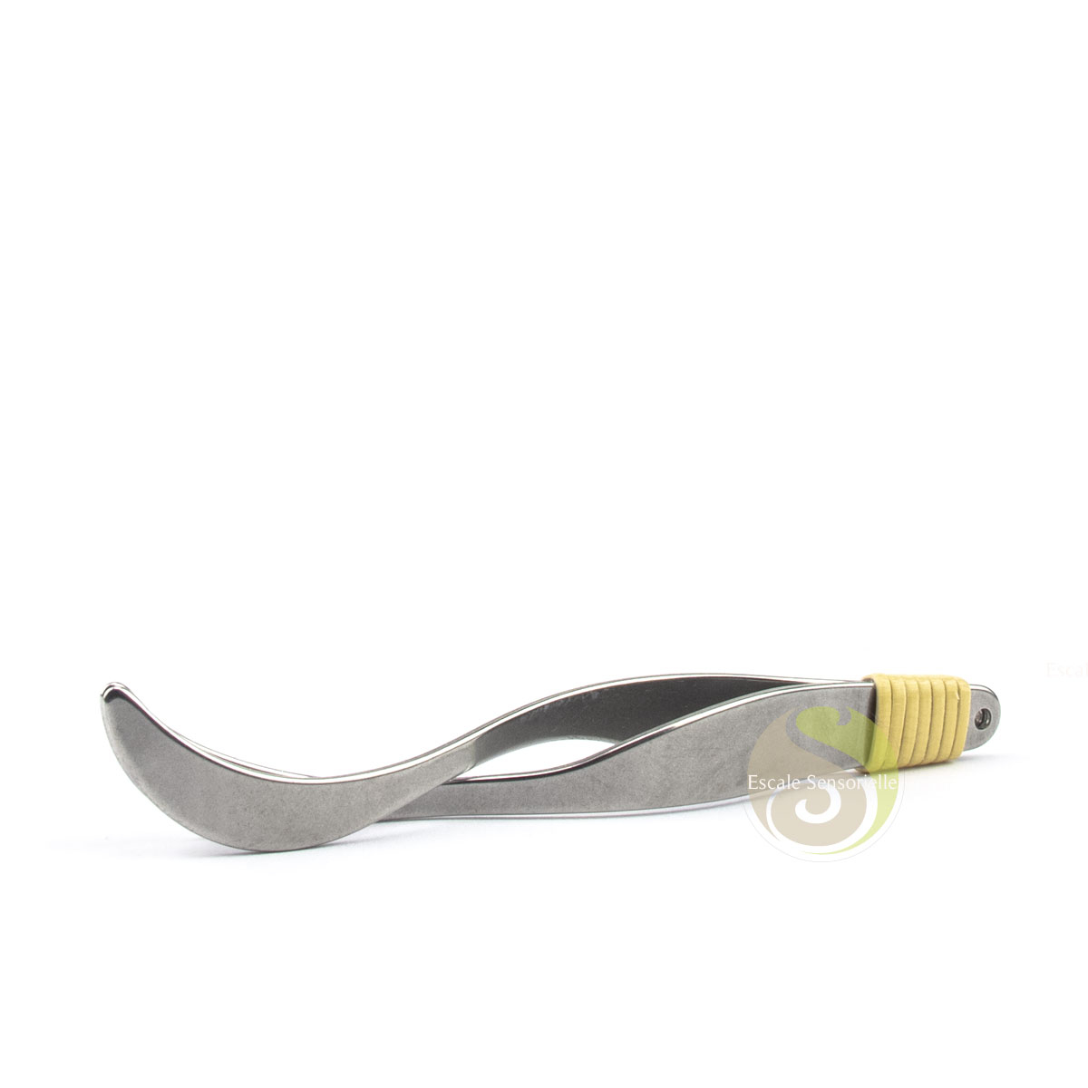 Pince brucelles à encens Shoyeido acier inoxydable rotin 