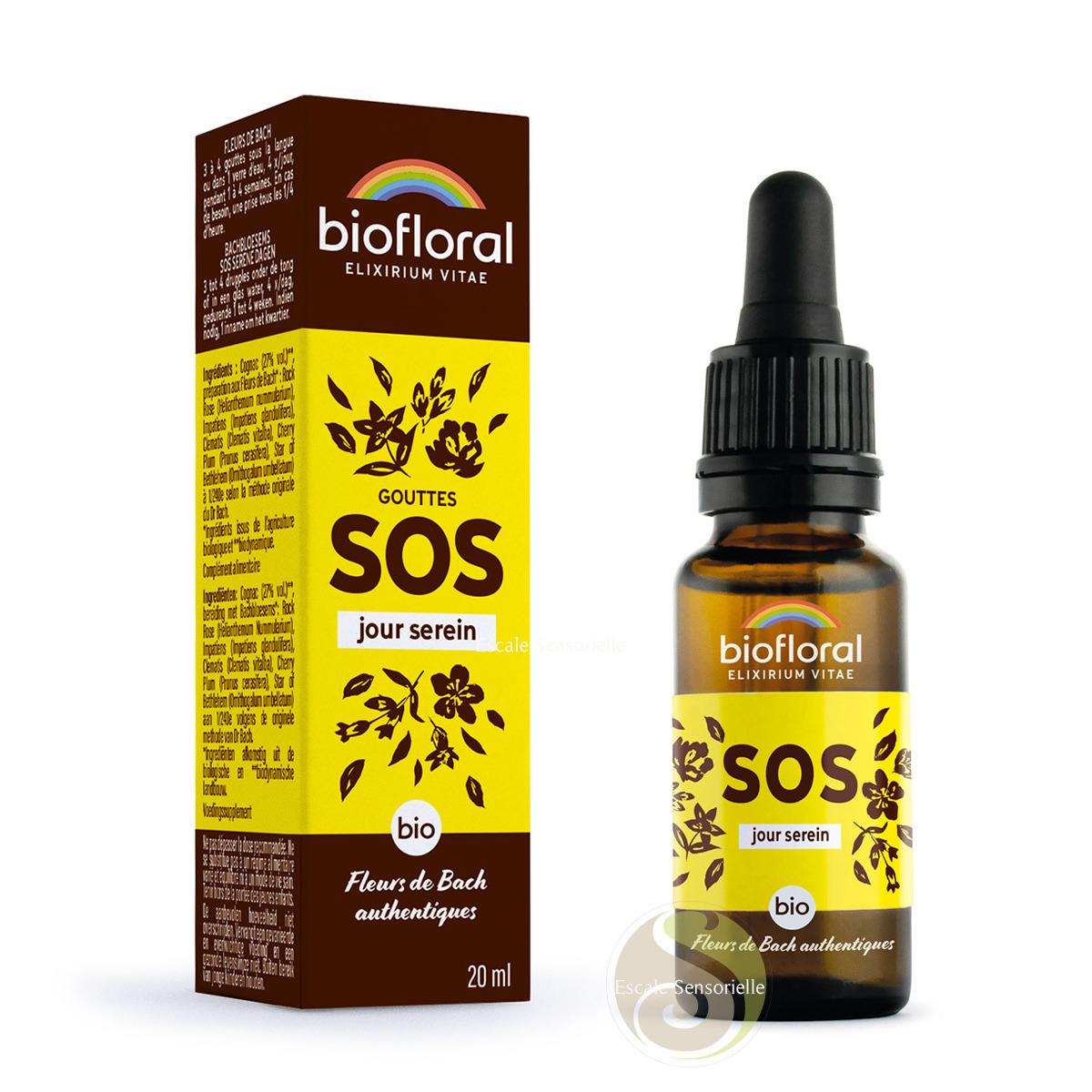 SOS secours jour serein spray Bio Biofloral  complexe de secour