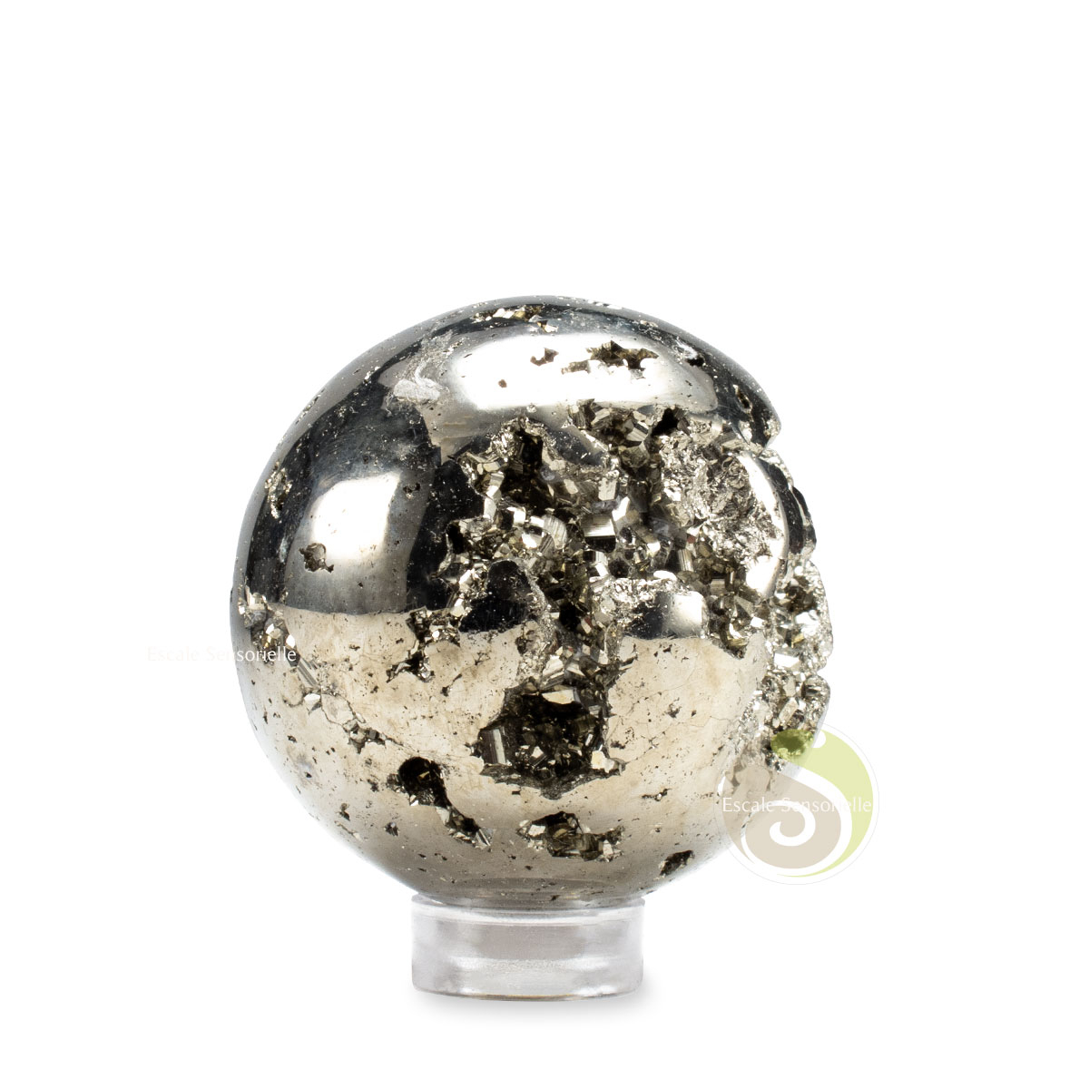 Sphère Pyrite du Pérou diamètre 42mm de157g pièce unique