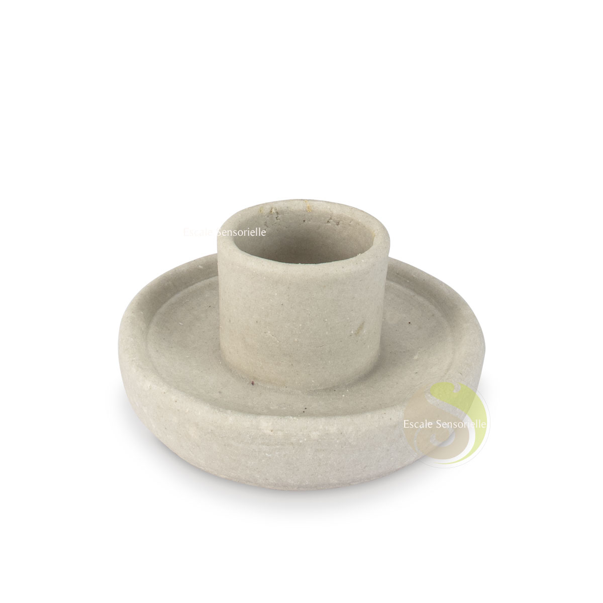 Support palo santo en grés blanc rituel de purification