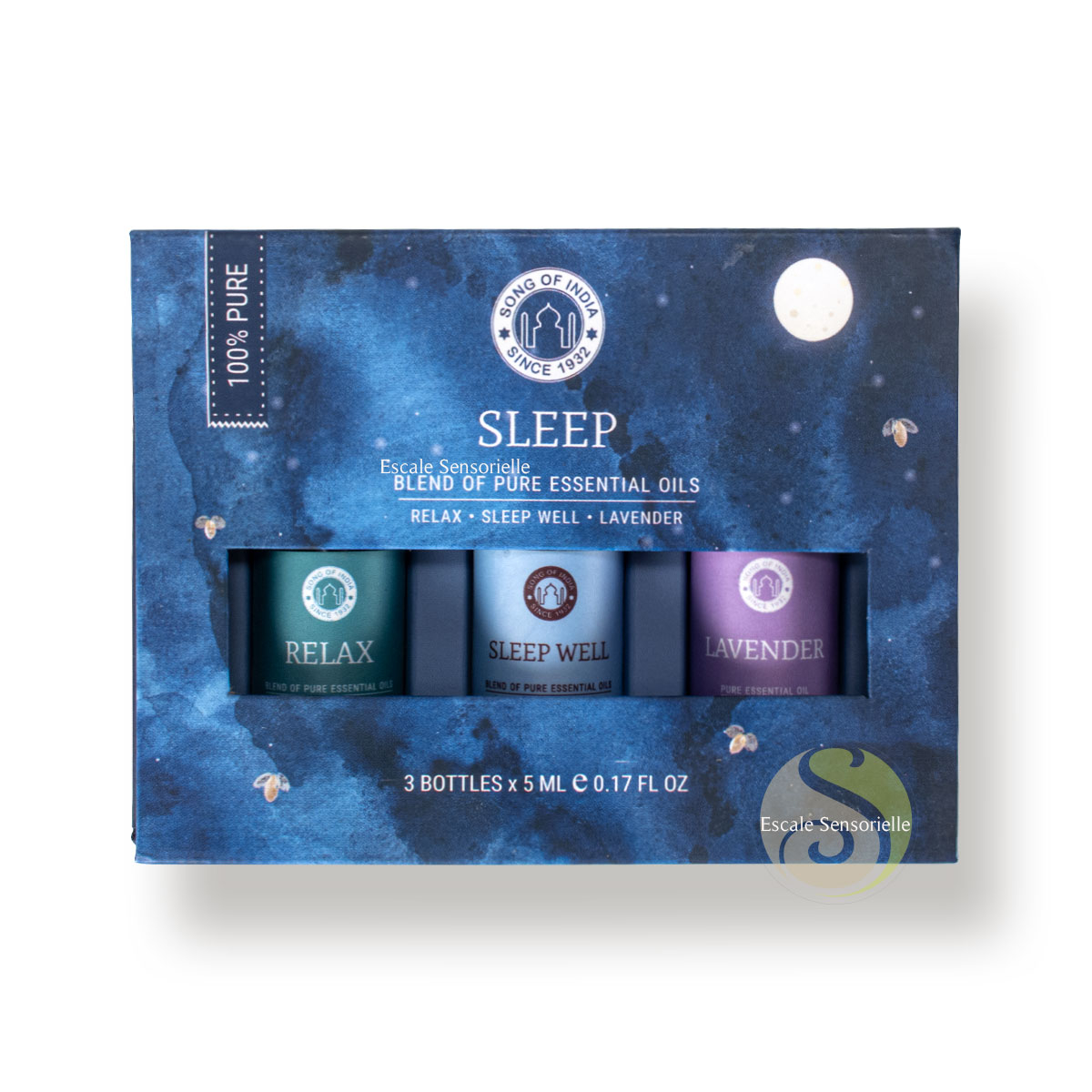 Coffret d'huiles essentielles sleep pour diffuseur de parfums