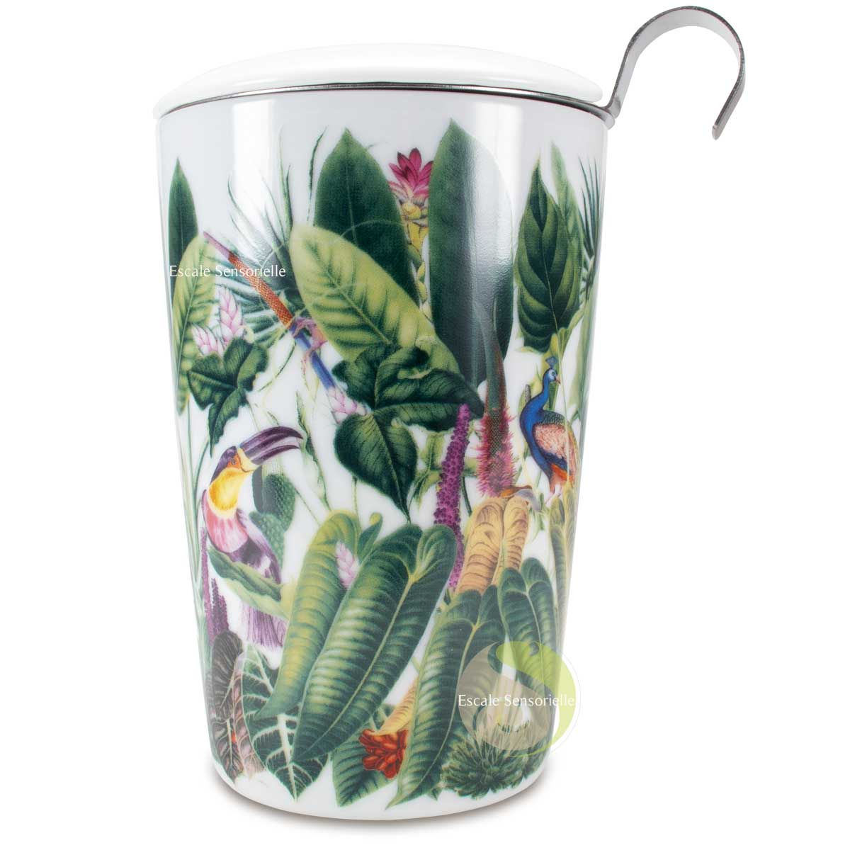 Rainforest tisanière Teaeve double paroi céramique filtre amovible inox